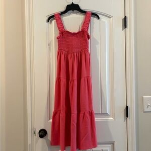XS Pink Coppr Key Maxi Dress